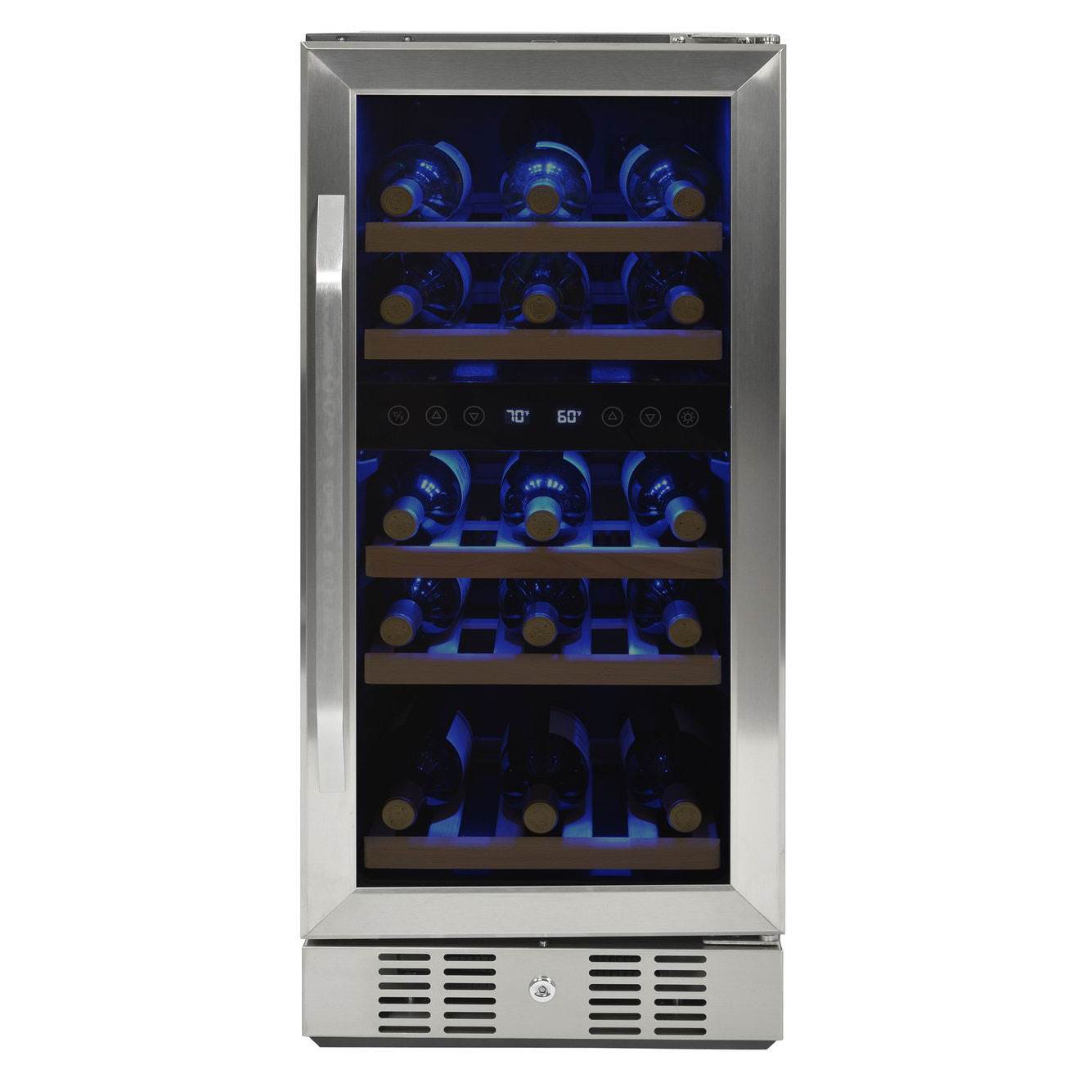 NewAir 29 Bottle Capacity Compressor Wine Cooler Fridge (Certified Refurbished)