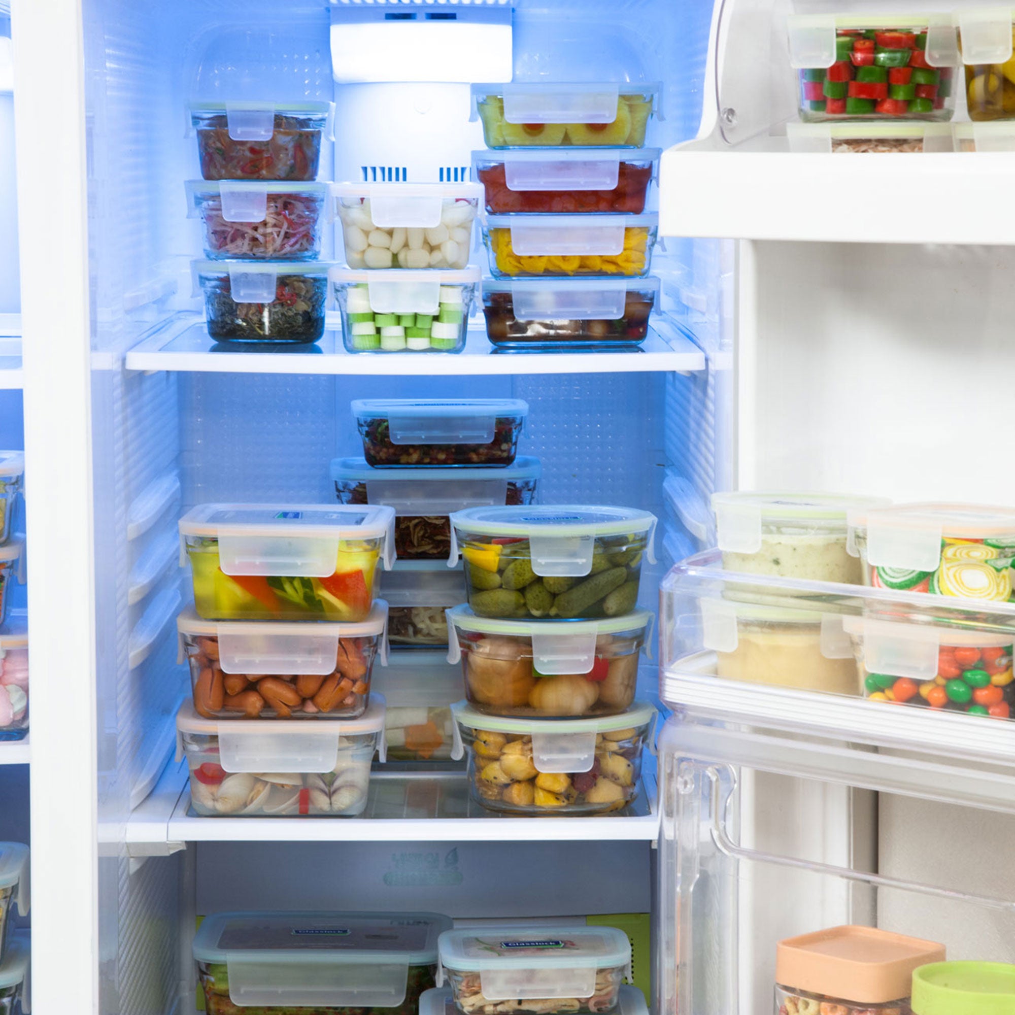 Glasslock Oven and Microwave Safe Glass Food Storage Containers 10 Piece Set - VMInnovations
