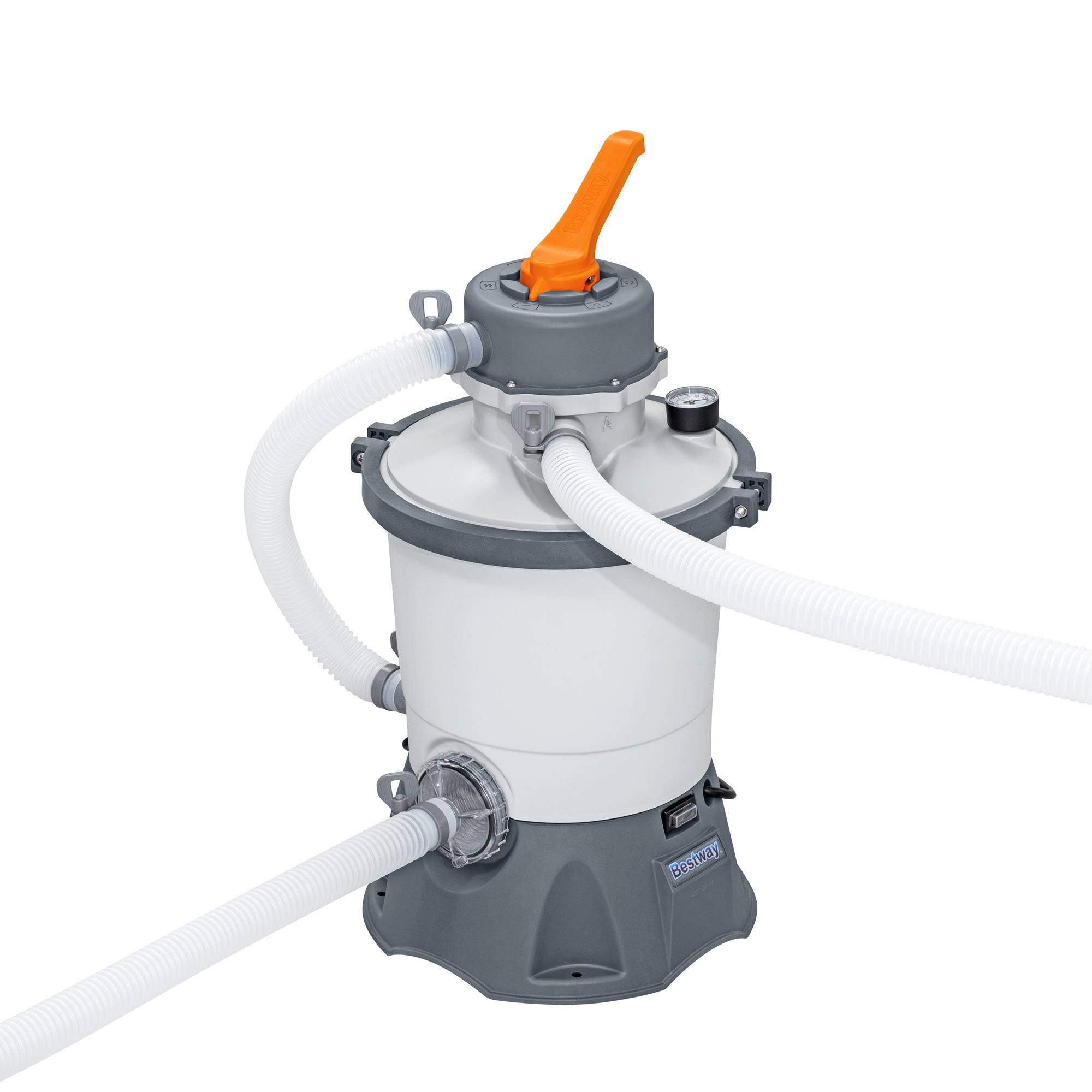 Bestway Flowclear 530 GPH Silica & Sand Pool Filter Pump, Gray (Open Box) - VMInnovations