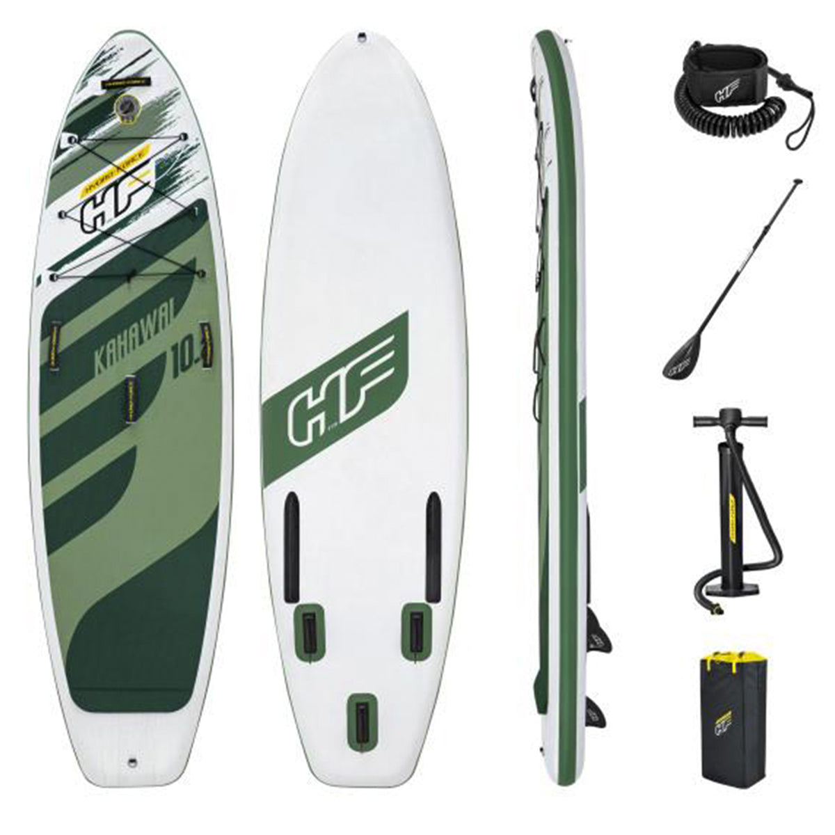 Bestway Hydro Force 10 Ft Inflatable SUP Paddle Board Package w/ Pump(For Parts)