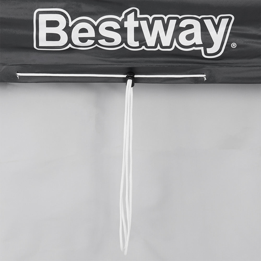 Bestway Round PVC 14 Foot Pool Cover for Above Ground Pro Frame Pools (Open Box) - VMInnovations