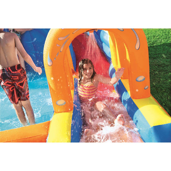 Bestway H2OGO! Hurricane Tunnel Blast Inflatable Kids Water Park Pool with Slide - VMInnovations