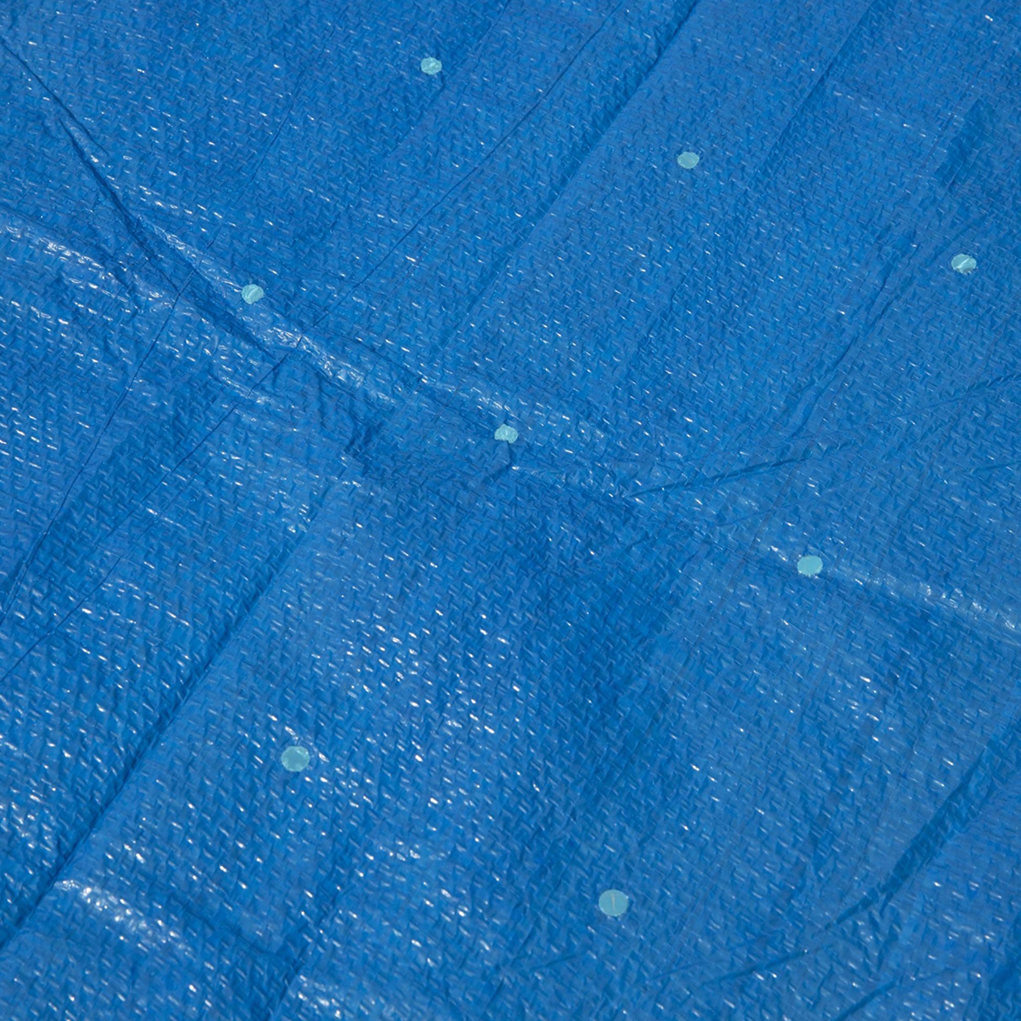 Bestway 157 x 83 Inch Above Ground Pool Tarp Cover for Steel Pro Pool (Open Box) - VMInnovations
