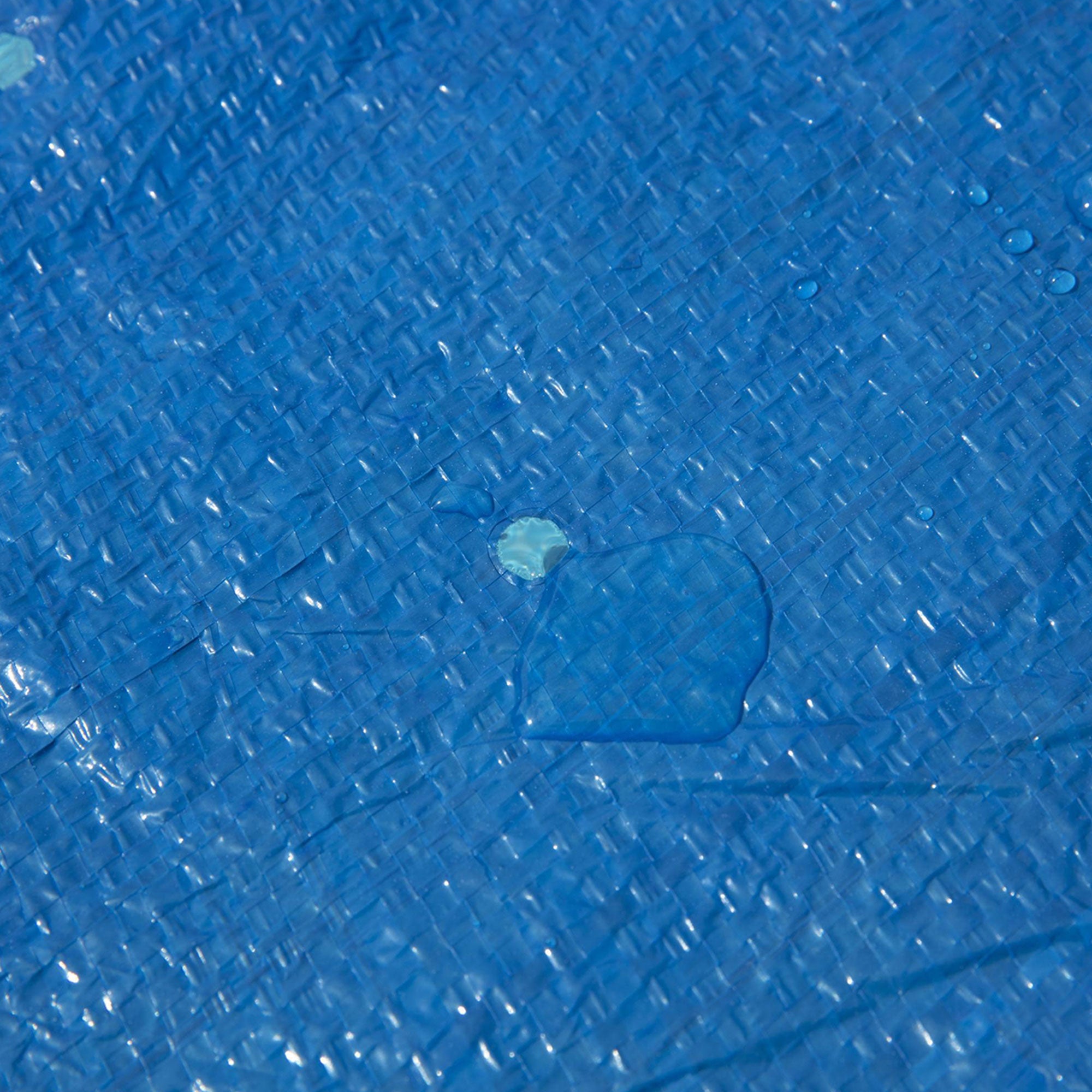 Bestway 157 x 83 Inch Above Ground Pool Tarp Cover for Steel Pro Pool (Open Box) - VMInnovations
