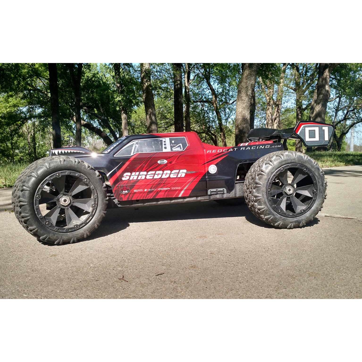 Redcat Shredder 1/6 Scale Brushless Electric Monster Truck, Red (Used)