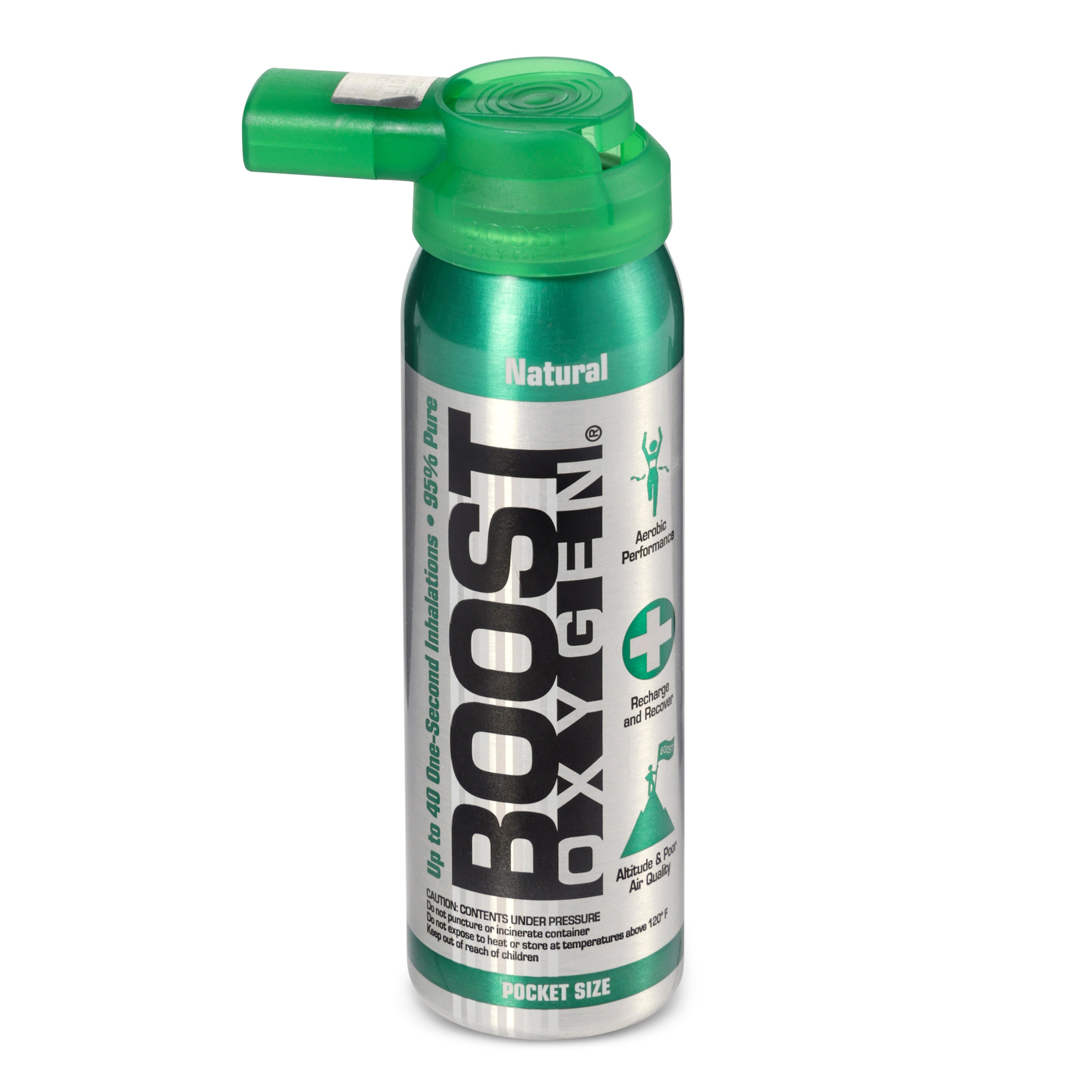 Boost Oxygen Canned Natural Oxygen Inhaler 2L, 5L, & 10L Bottles, Flavorless - VMInnovations