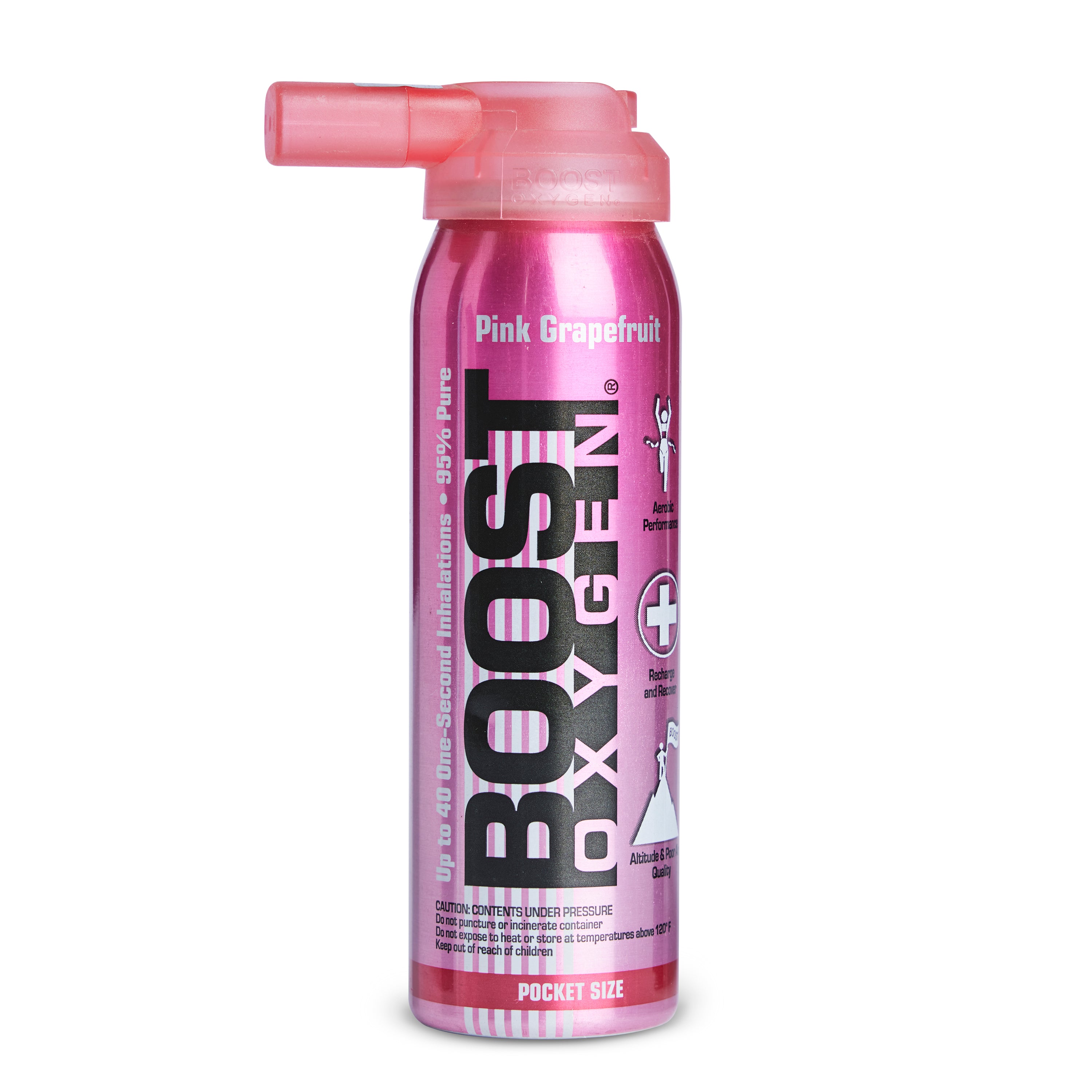 Boost Oxygen 10 & 2 Liter Natural Portable Pure Canned Oxygen Canister (5 Pack) - VMInnovations