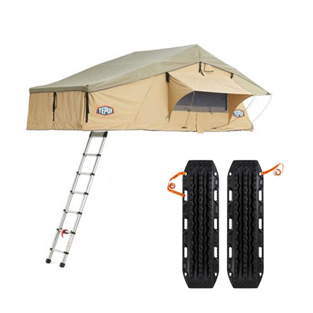 Tepui Tents Explorer Autana XL 4 Person Roof Top Tent & MAXTRAX Recovery Device
