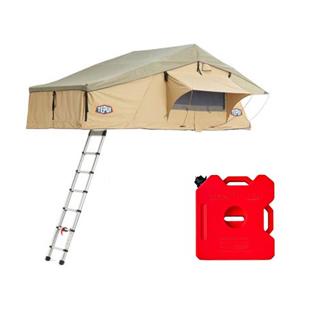 Tepui Tents Explorer Autana XL 4 Person Roof Top Tent & 3 Gallon Gas Container