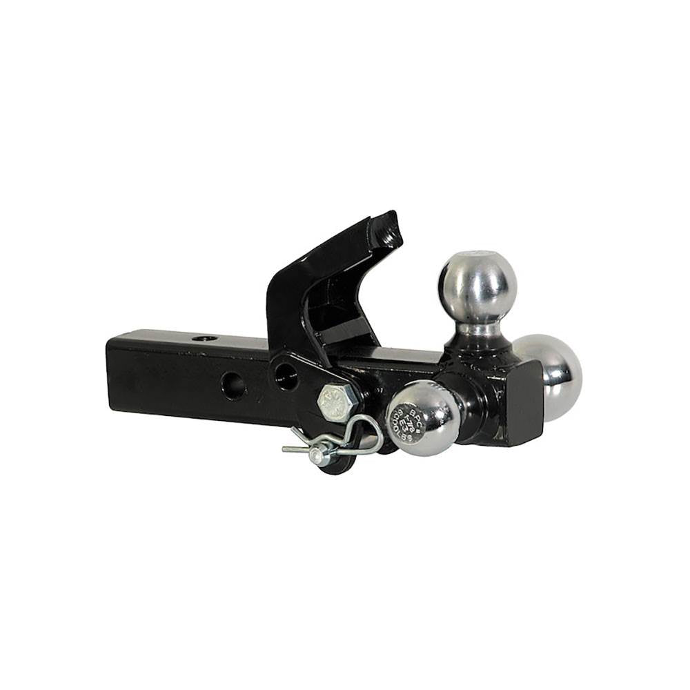 Buyers Products Chrome Welded Steel Three Ball Trailer Hitch With Pintle Hook