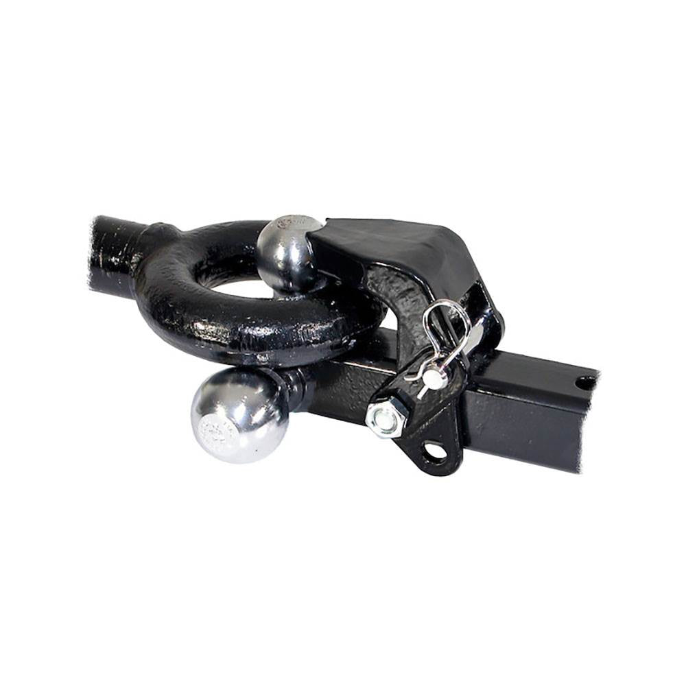 Buyers Products Chrome Welded Steel Three Ball Trailer Hitch With Pintle Hook