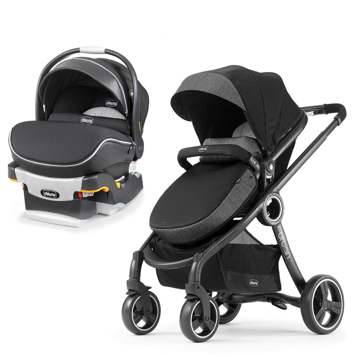 Chicco KeyFit 30 Zip Air Rear Facing Infant Car Seat and 6 in 1 Stroller, Atmos - VMInnovations