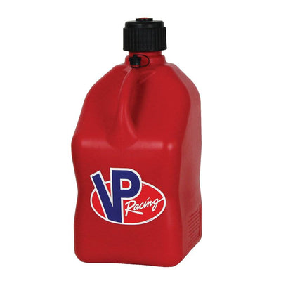 VP Racing Motorsport 5.5 Gallon Square Plastic Utility Jugs, Red (2 Pack)
