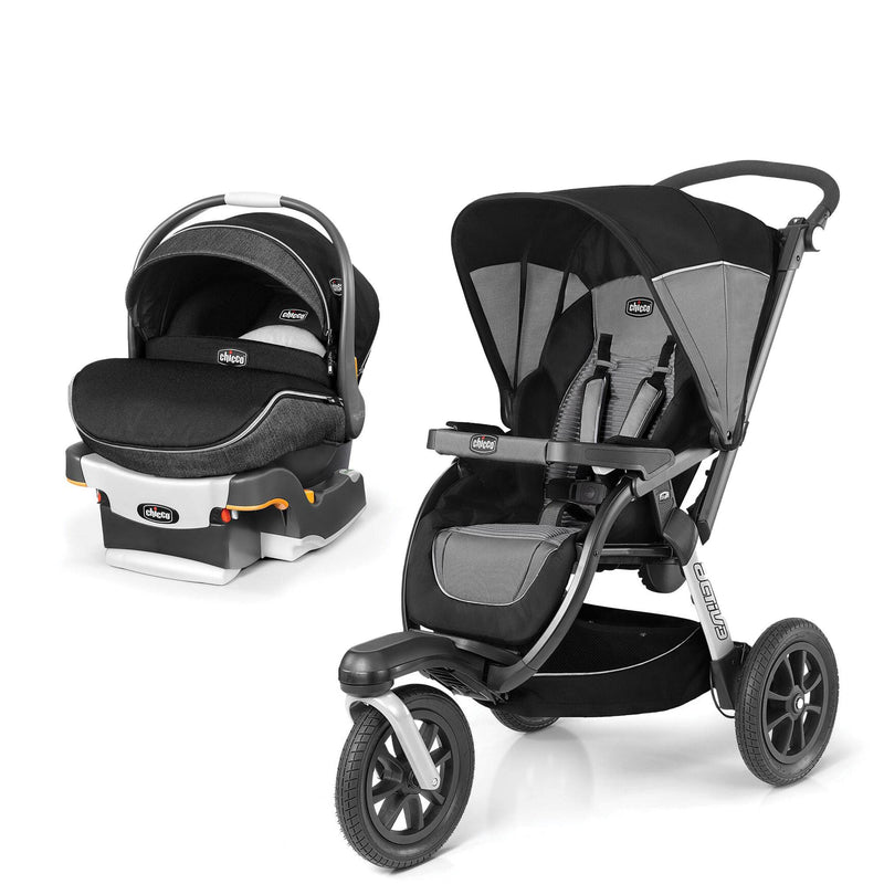 Chicco KeyFit 30 Zip Infant Car Seat & Activ3 Air Jogger Stroller, Q Collection