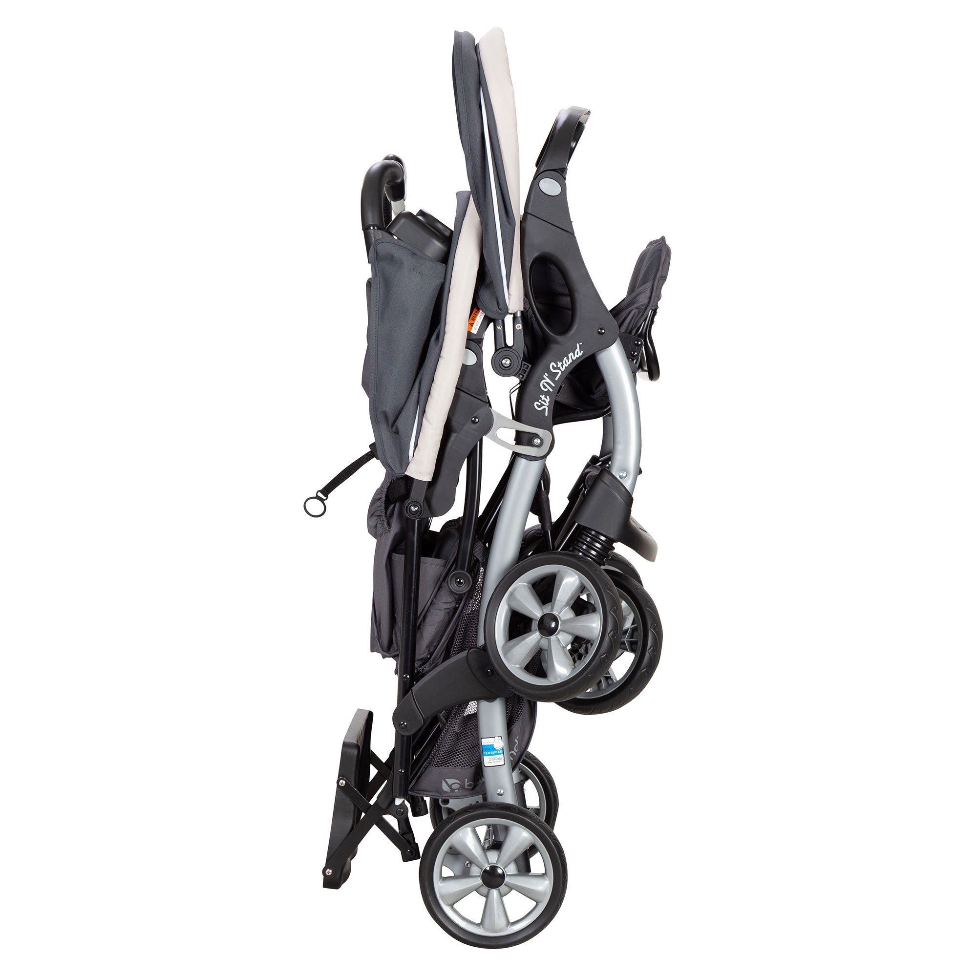 Sit N' Stand Easy Fold Travel Toddler/Baby Double Stroller (Used) - VMInnovations
