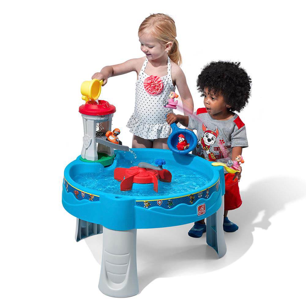 Step2 Durable Plastic Toddler Paw Patrol Water Table with Character Accessories