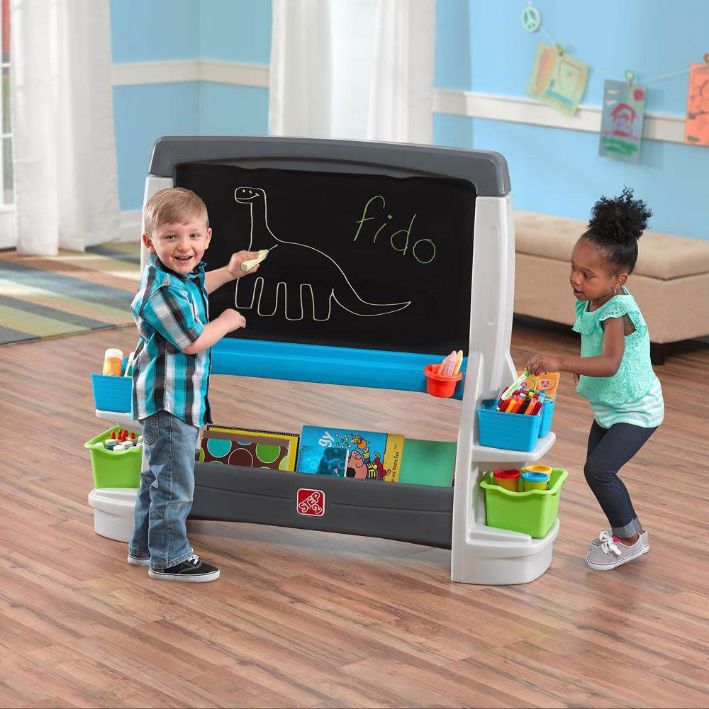 Step2 Oversized Whiteboard and Chalkboard Art Easel for Kids (Used)
