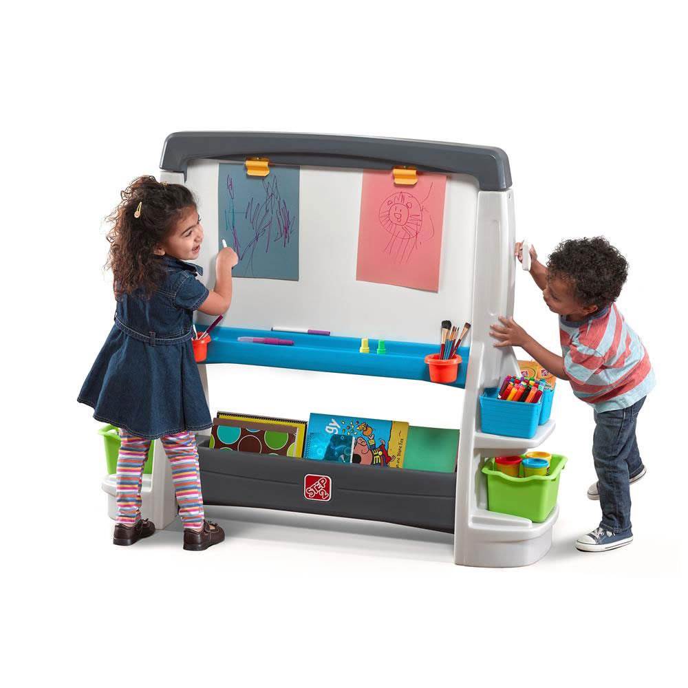 Step2 Oversized Whiteboard and Chalkboard Art Easel for Kids (Used)