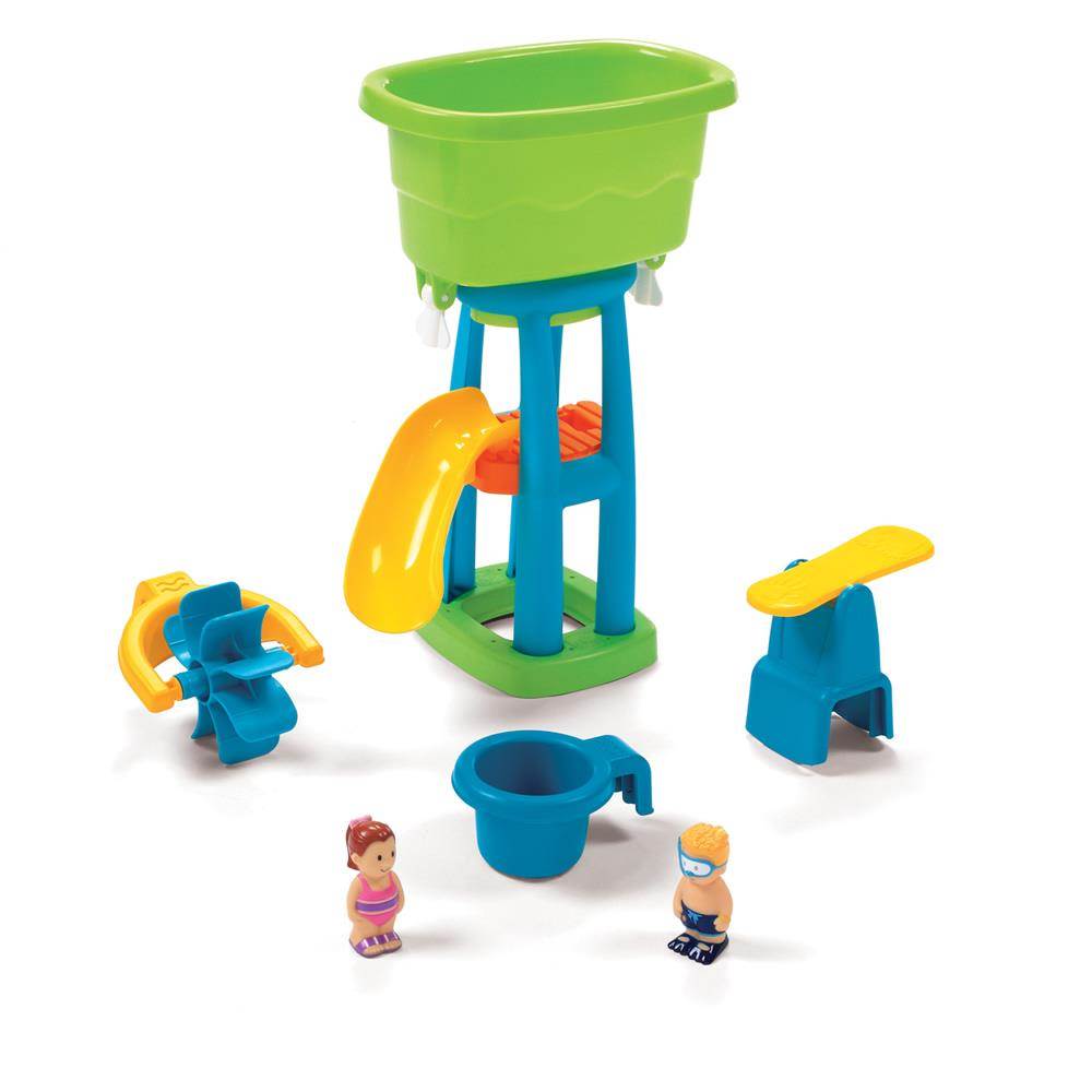 Step2 Plastic Kids Water Table Big Splash Waterpark with 7 Piece Accessory Set