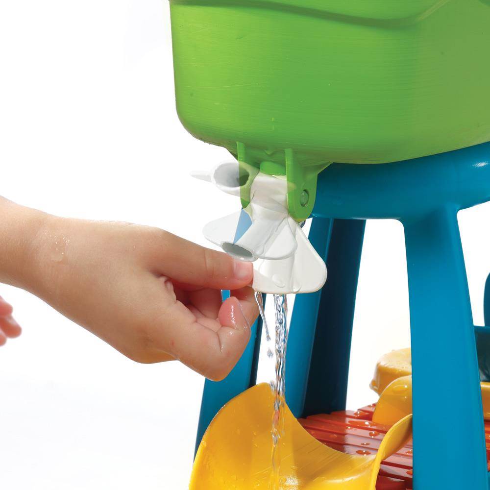 Step2 Plastic Kids Water Table Big Splash Waterpark with 7 Piece Accessory Set