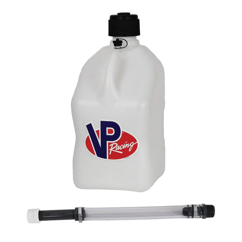 VP Racing 5.5 Gal Motorsport Plastic Utility Jug Gas Can and 14 Inch Hose