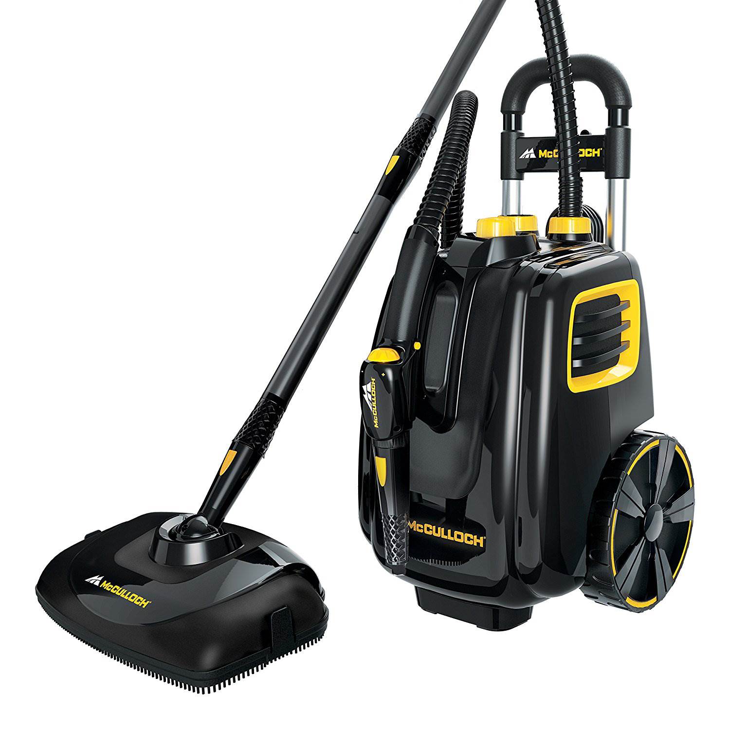 McCulloch Deluxe Steam Cleaner System with Arm & Hammer Pet Fresh Carpet Cleaner Bundle - VMInnovations