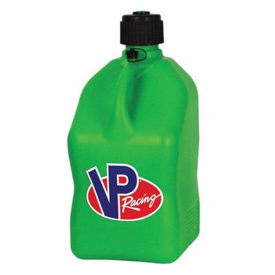 VP Racing Fuels 5.5 Gal Utility Container Jugs (2 Pack) with 14 Inch Hose, Green