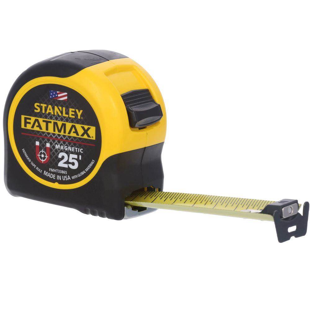 Stanley FATMAX Heavy-Duty Premium Magnetic End Tru Zero 25 Foot Tape Measure