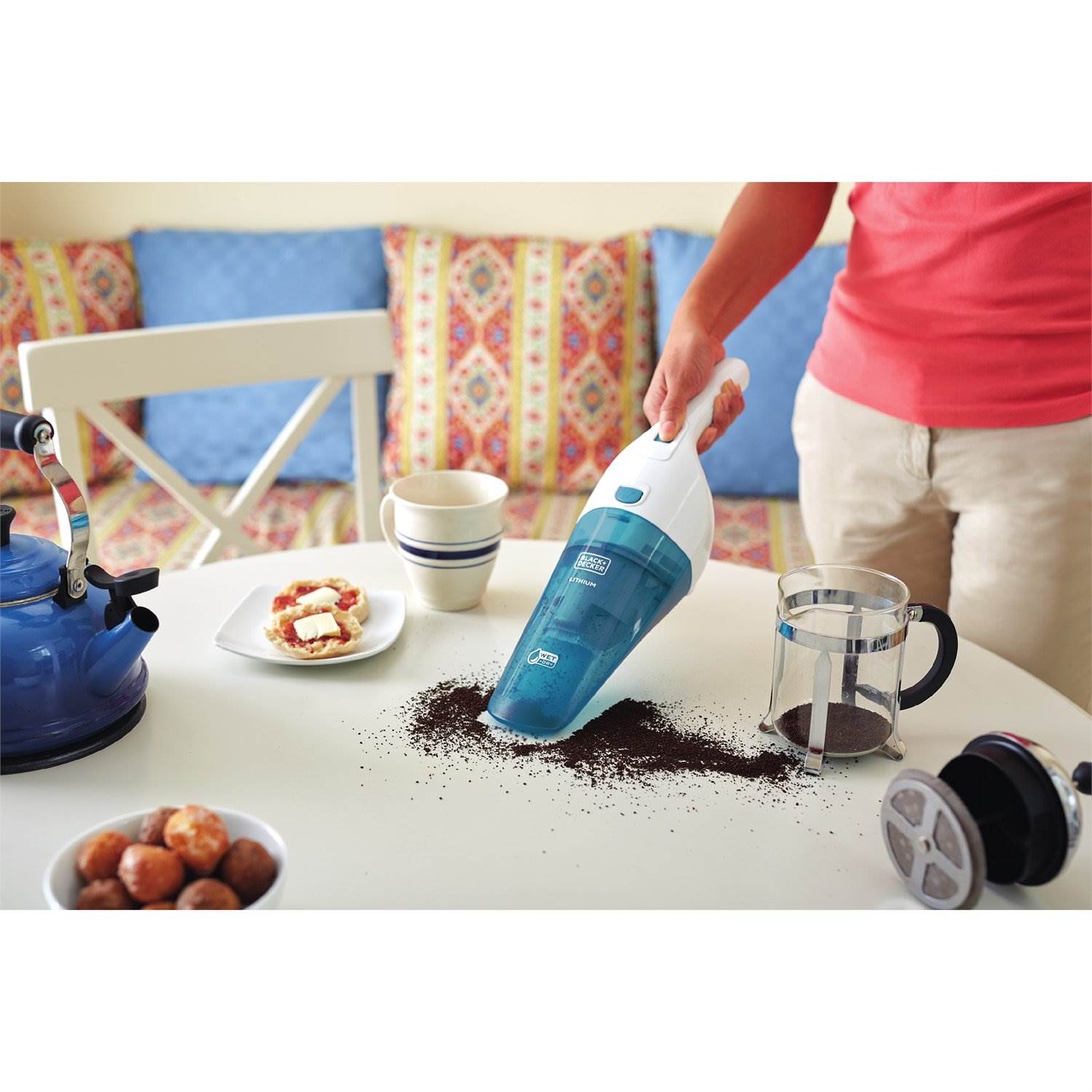 Black & Decker HNV215BW10 Rechargeable Bagless Cordless Handheld Wet Dry Vacuum