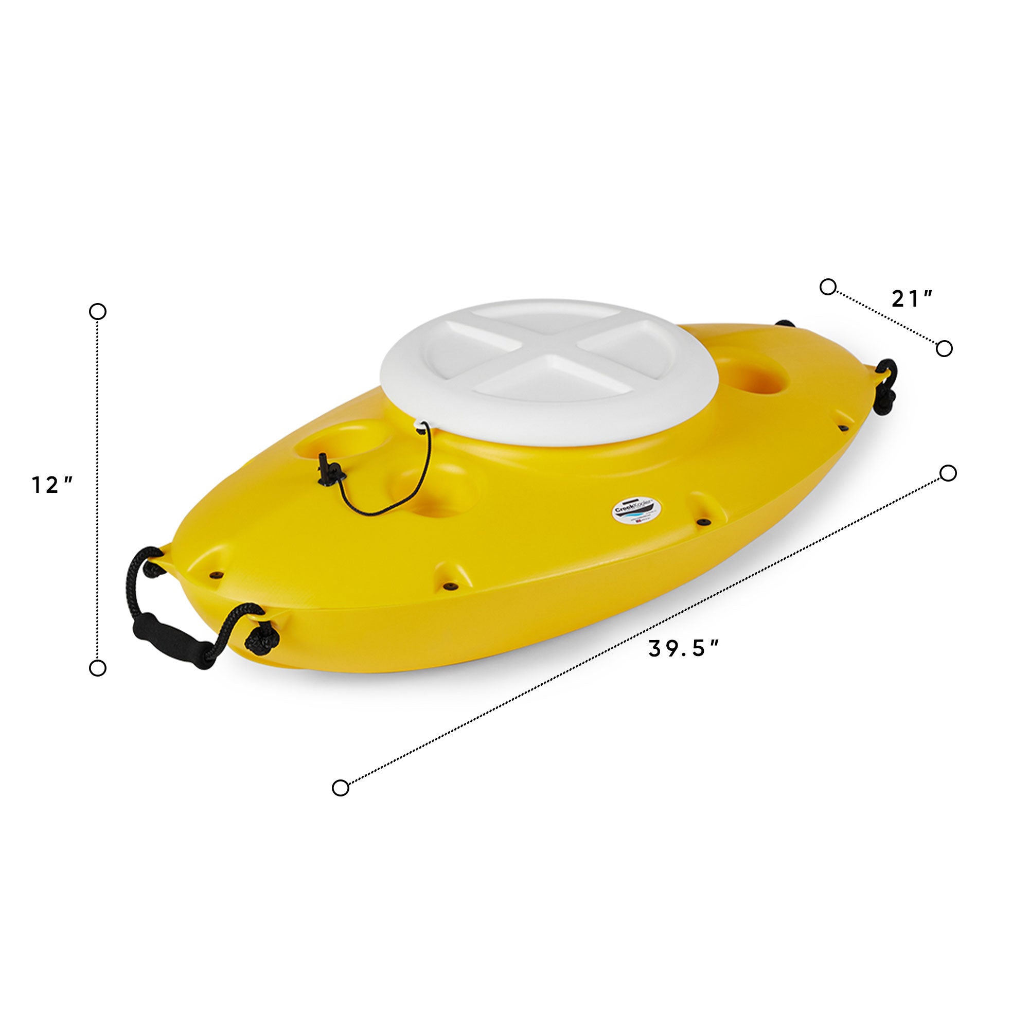 CreekKooler Kayak or Canoe River Floating Beverage & Food Storing Cooler (Used) - VMInnovations