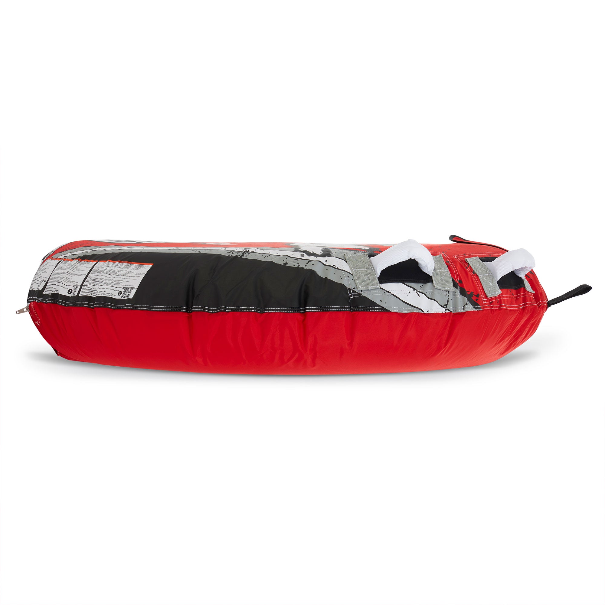 Airhead Rebel 54 Inch Durable Red Towable Tube Kit, Rope and 12V Pump (Open Box) - VMInnovations