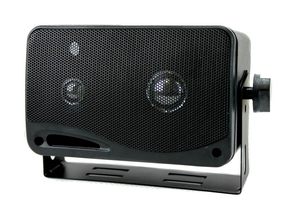 PYRAMID 2022SX 3.75" 200W 3-Way Car Audio Mini Box Car/Home Speakers (Used)