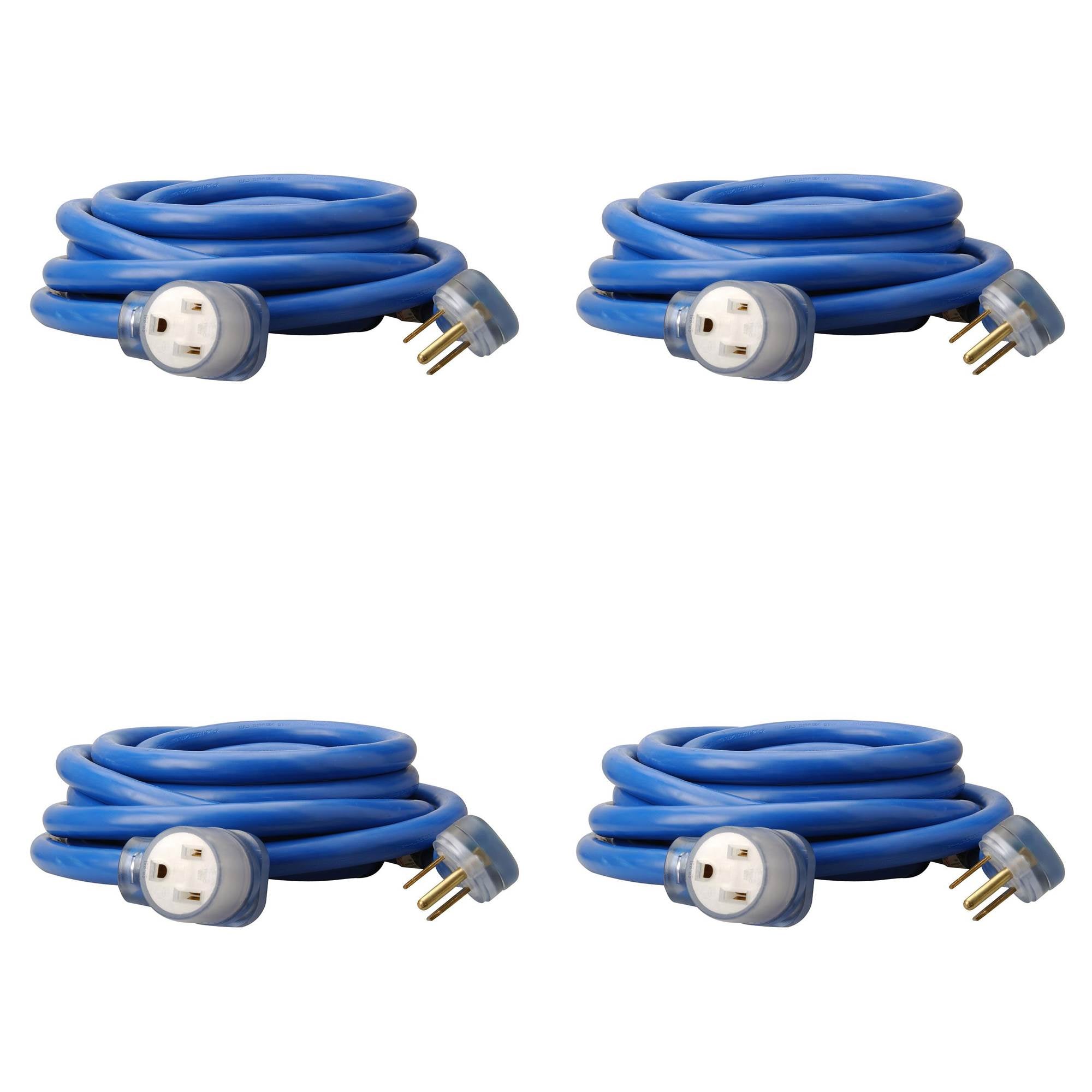 Southwire 25 Ft STW Weather Resistant Electrical Extension Service Cord (4 Pack)