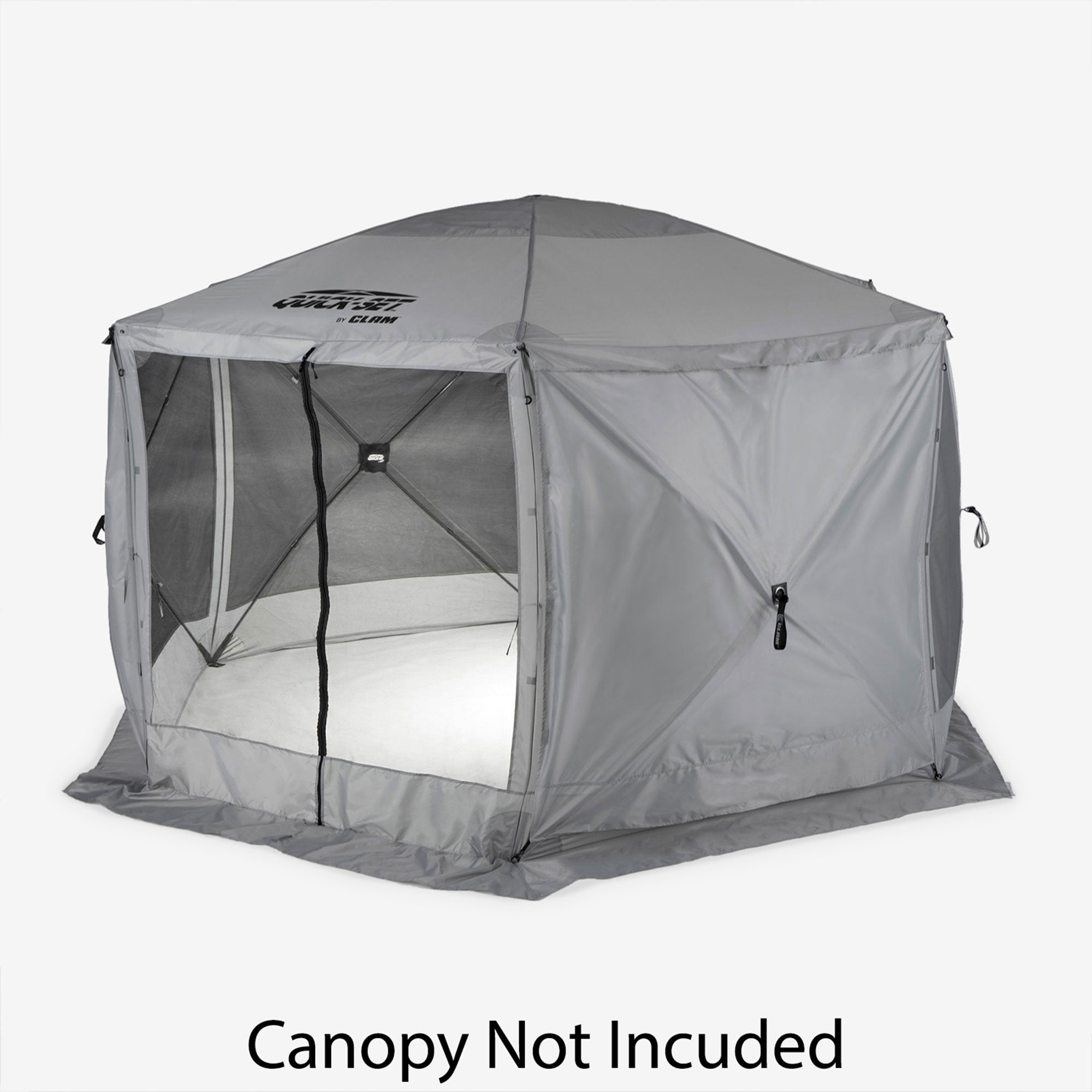 CLAM Quick-Set Screen Hub Tent Wind & Sun Panels, Accessory Only, Gray (3 pack) - VMInnovations