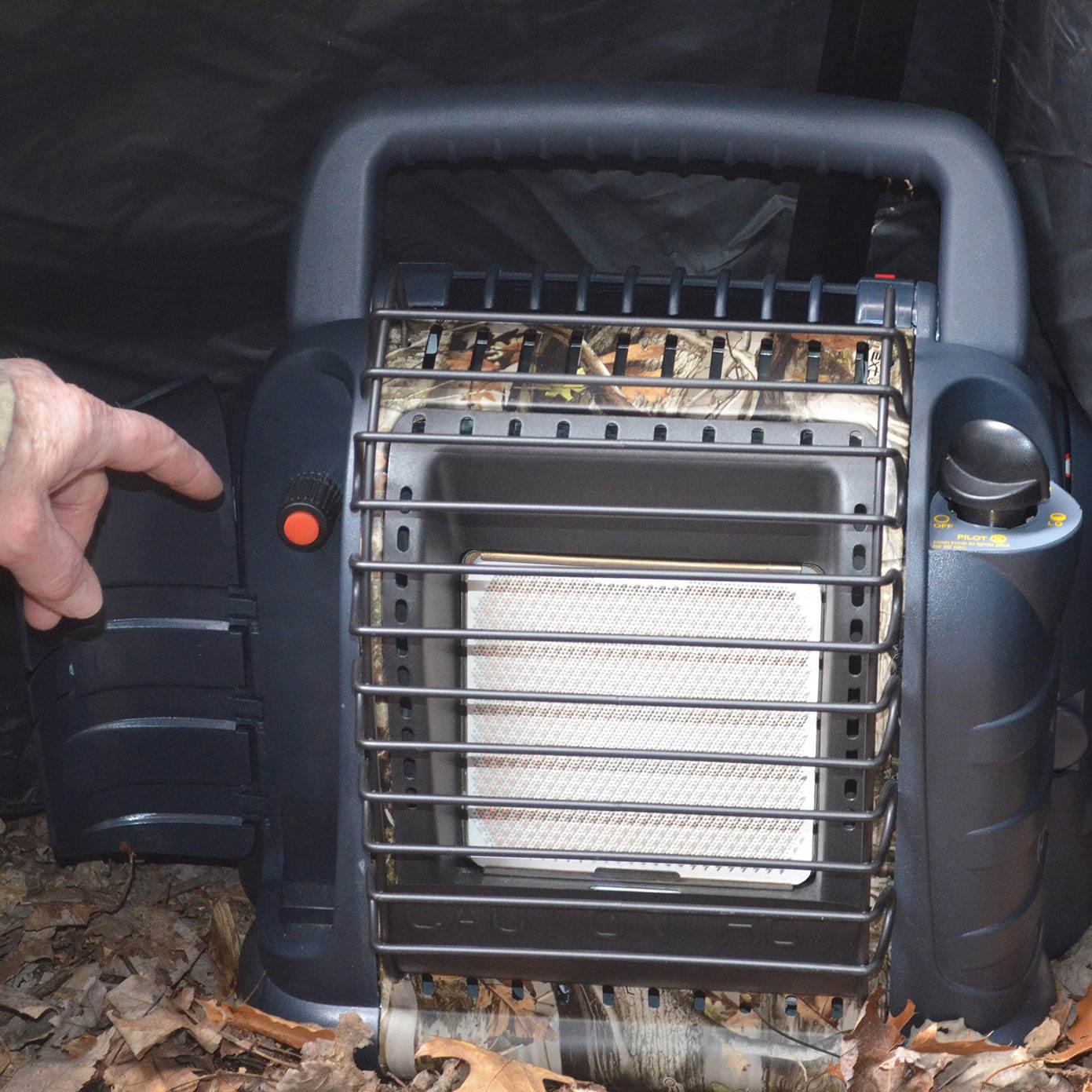 Mr Heater MH12B 12000 BTU Hunting Buddy Portable Propane Heater, Camo (2 Pack) - VMInnovations