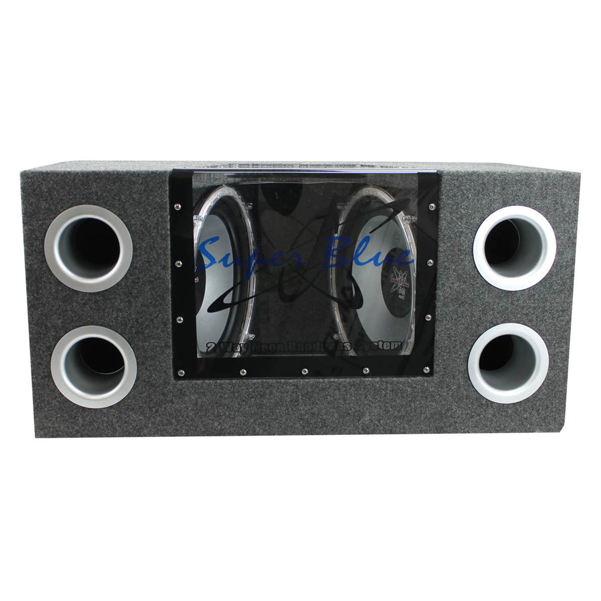 PYRAMID 12"1200W Car Audio Sub Box Subwoofer Bandpass Box Subs (Refurbished)