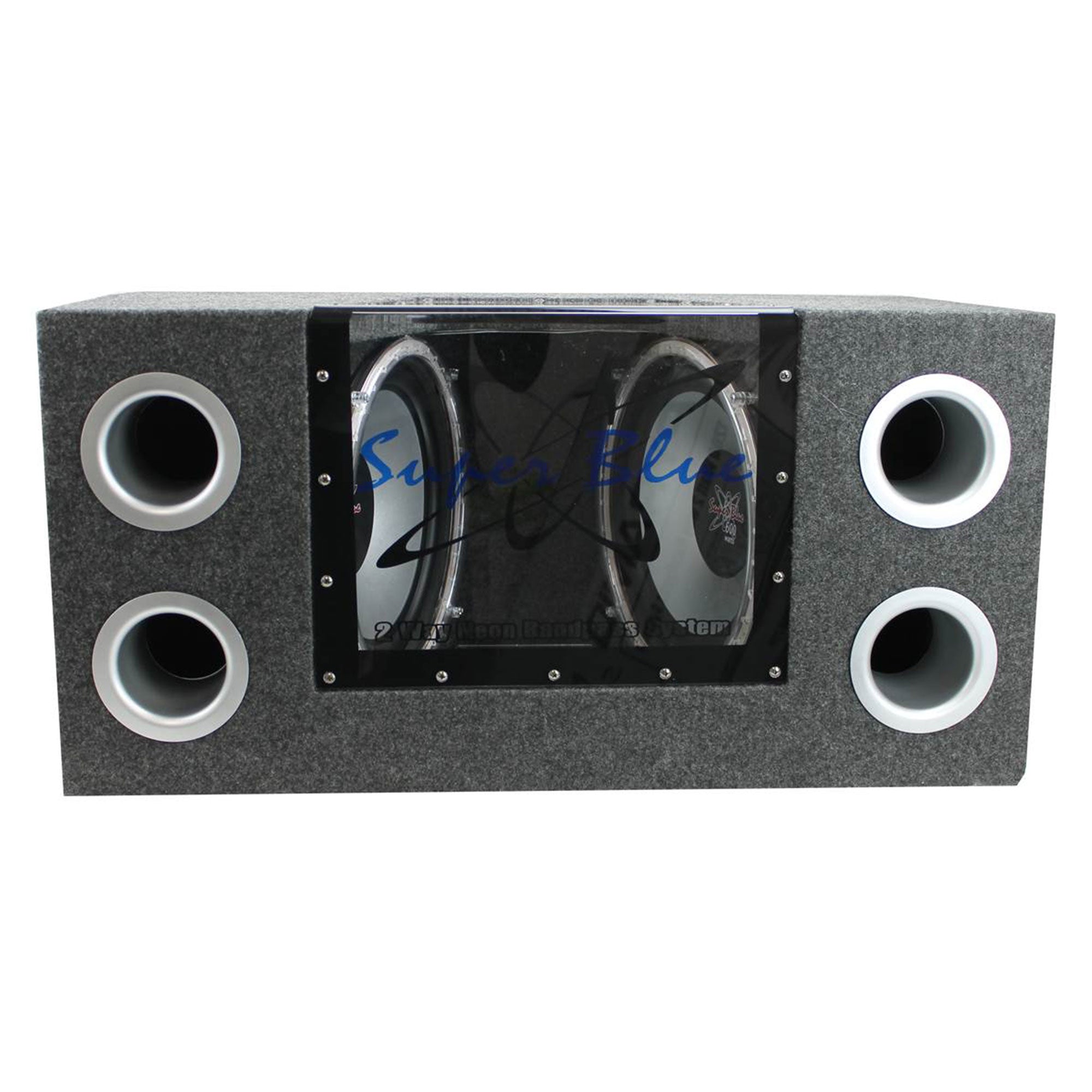 PYRAMID BNPS122 12"1200W Car Audio Sub Box Subwoofer Bandpass Box Subs