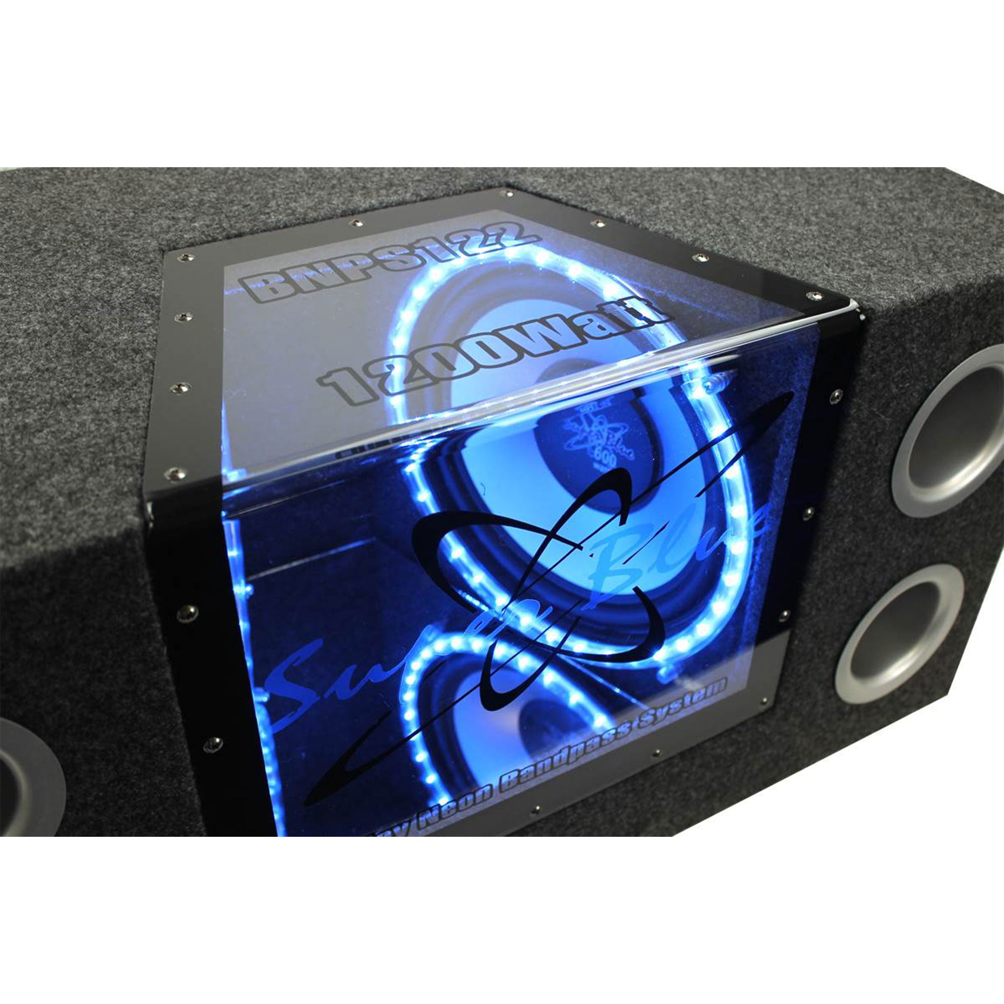 PYRAMID BNPS122 12"1200W Car Audio Sub Box Subwoofer Bandpass Box Subs