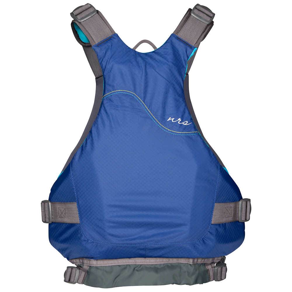 NRS Adult Women's Siren PFD Foam Low Profile Life Jacket Vest, Size L/XL (Used)