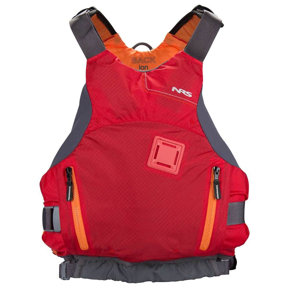 NRS Ion PFD Coast Guard Certified Adult Life Jacket Vest, Red, XS/M (Open Box)