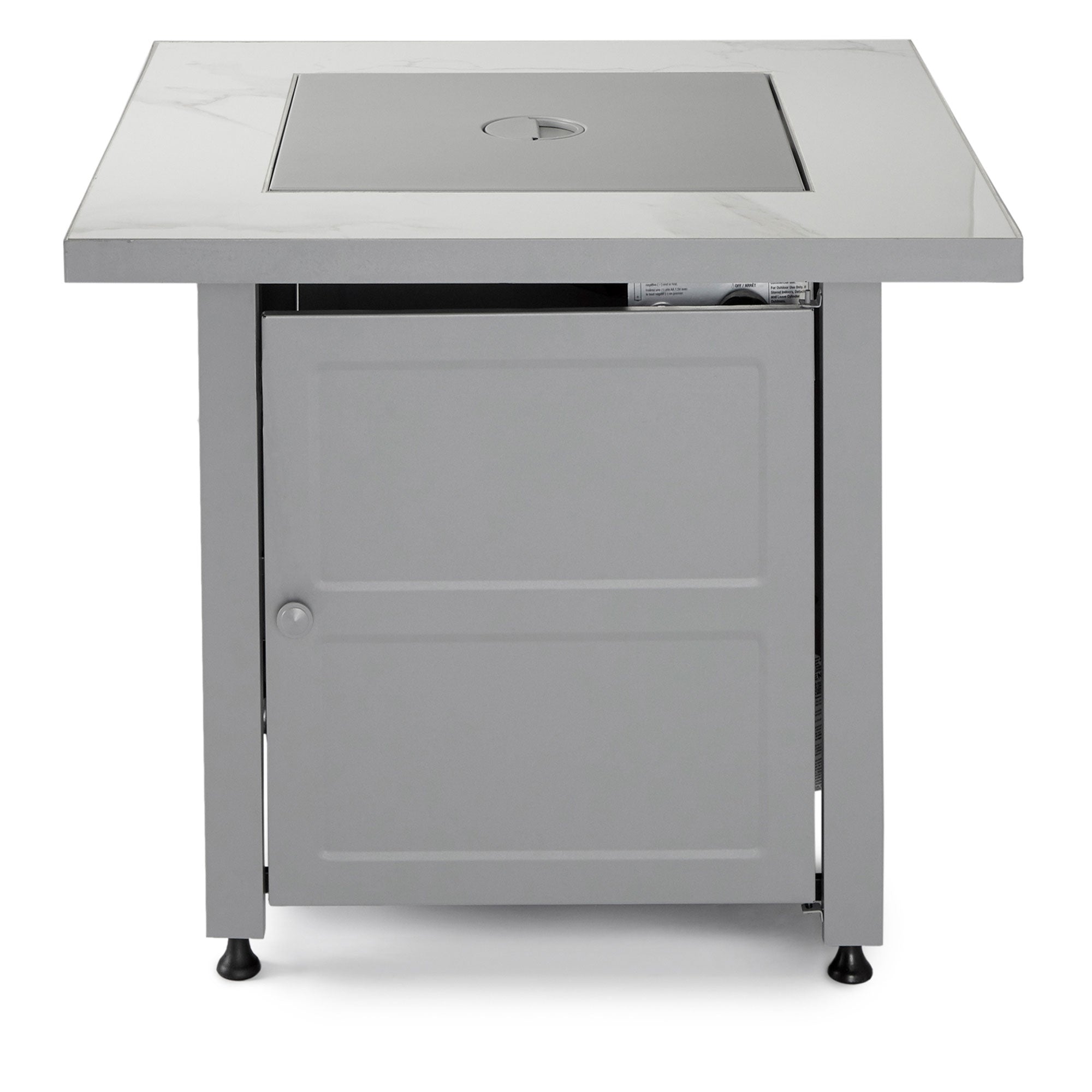 Endless Summer GAD15269G 50,000 BTU Outdoor Square Gas Firepit Table (Open Box) - VMInnovations
