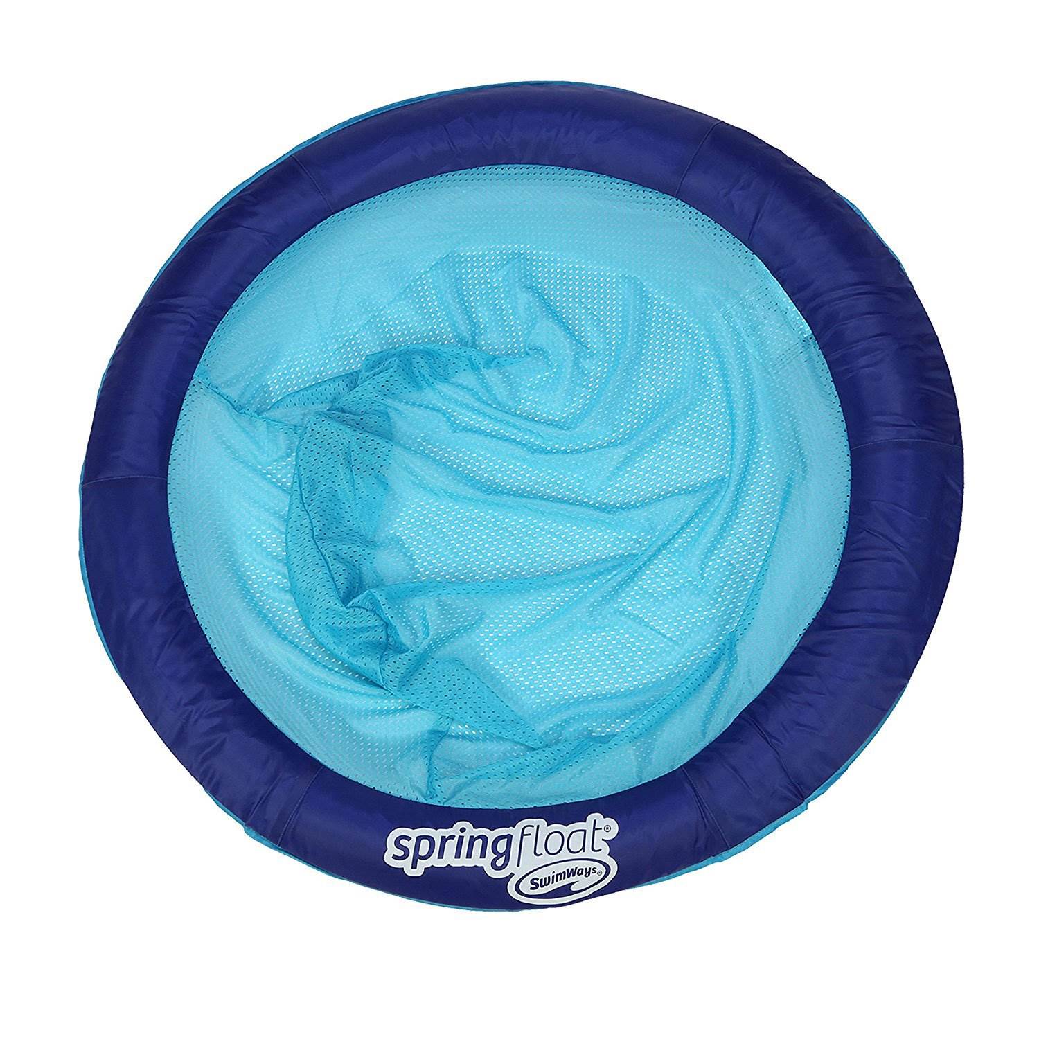 SwimWays Water Chair Pool Float Papasan Bundle with Solana Lounge Float Lounger