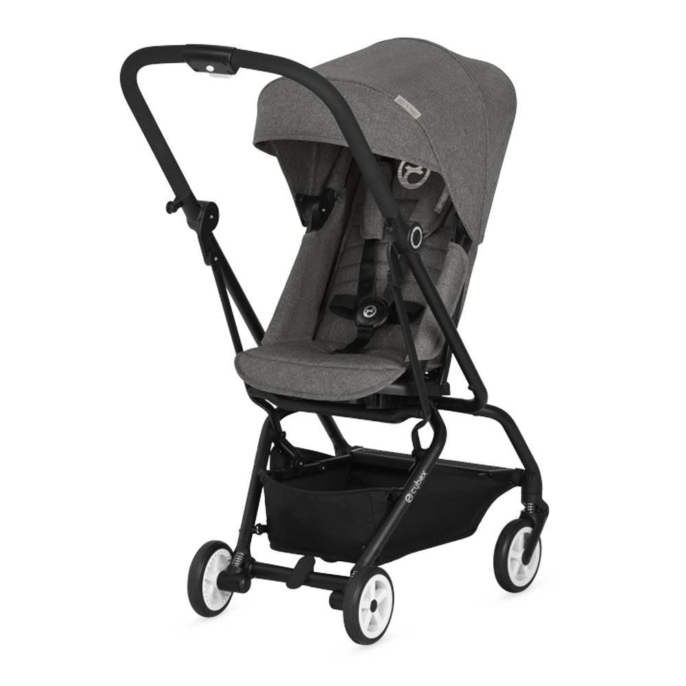 Cybex Eezy S Twist Baby Stroller, Manhattan Grey & Aton 2 Rear-Facing Car Seat