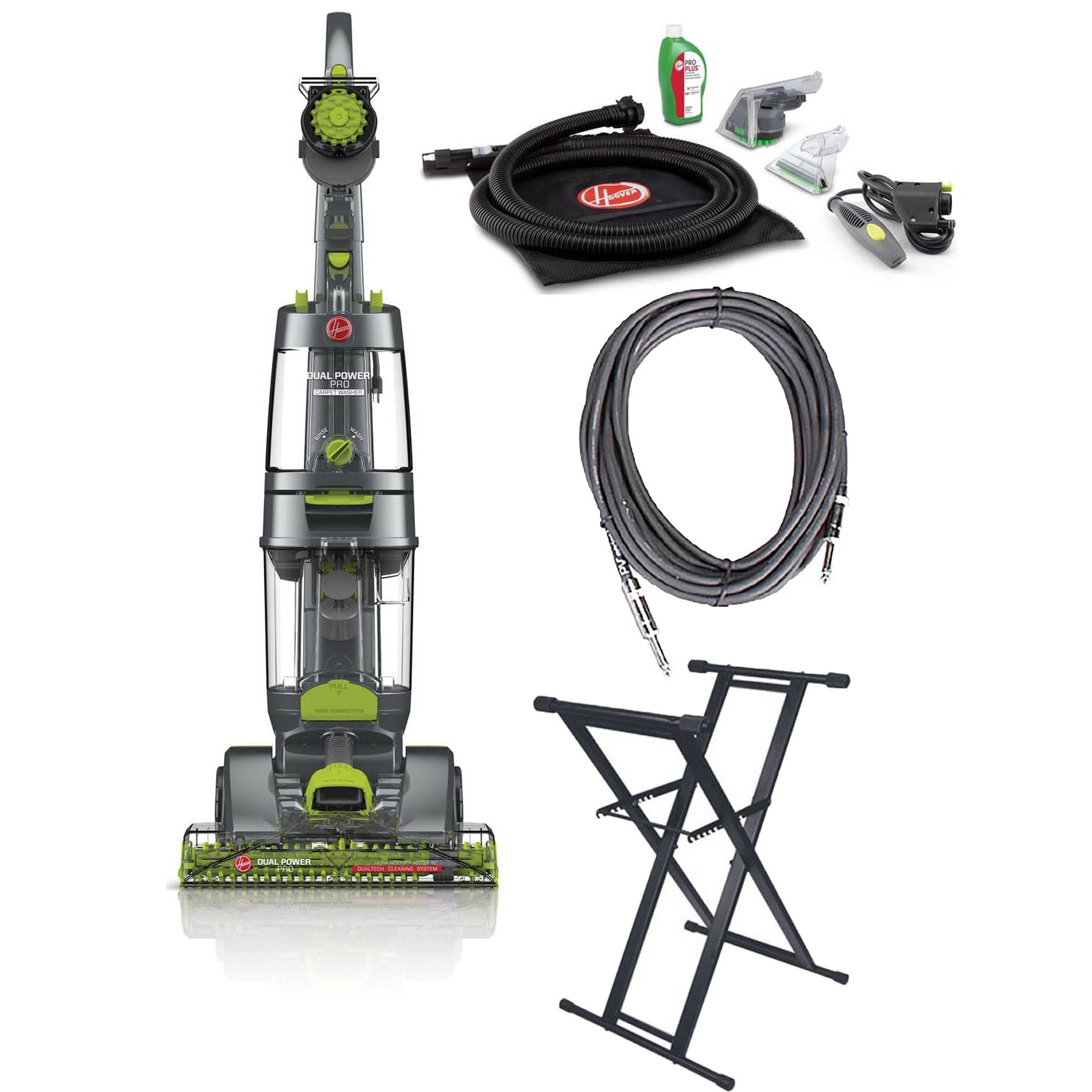 Hoover Dual Power Vacuum, Peavey Instrument Cable, and Odyssey Keyboard Stand