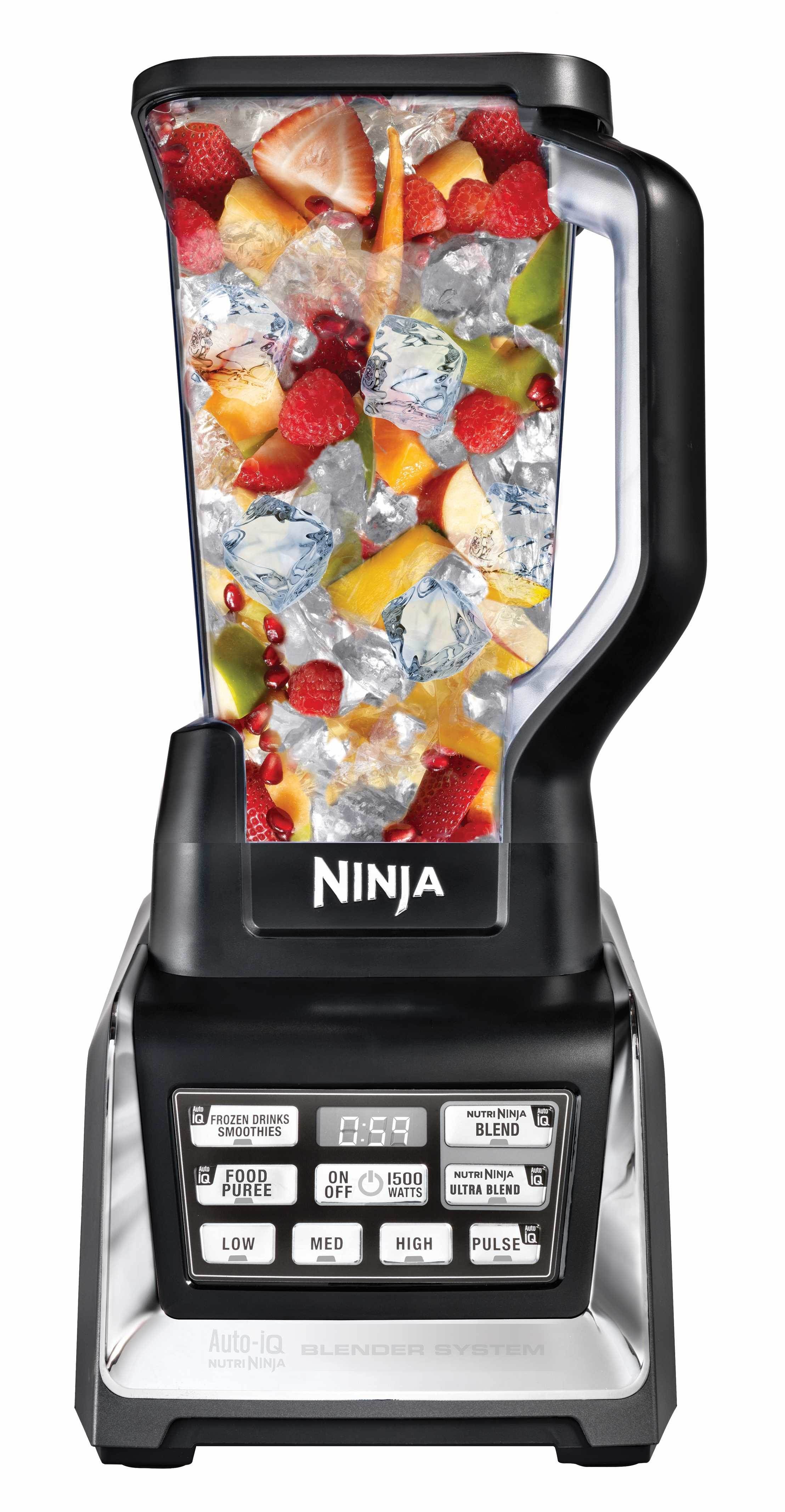 Ninja Nutri Duo Auto-iQ Blender Set w/ Recipes Cookbook (Refurbished)