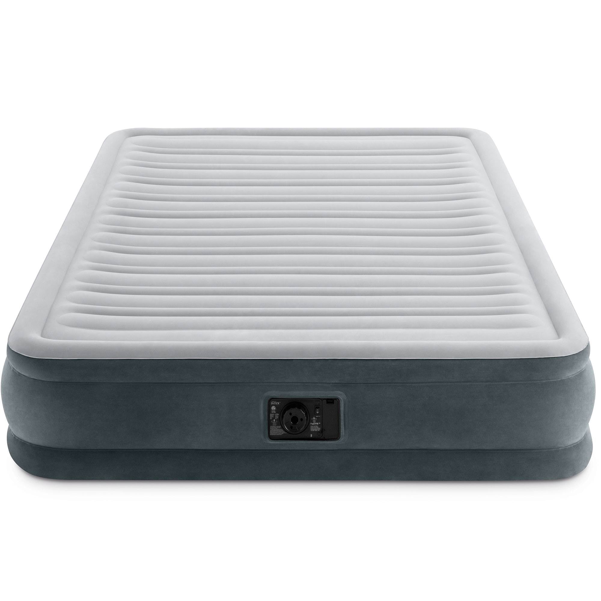 Intex Dura-Beam Series Mid Rise Airbed w/ Built-In Pump, Queen (Used)