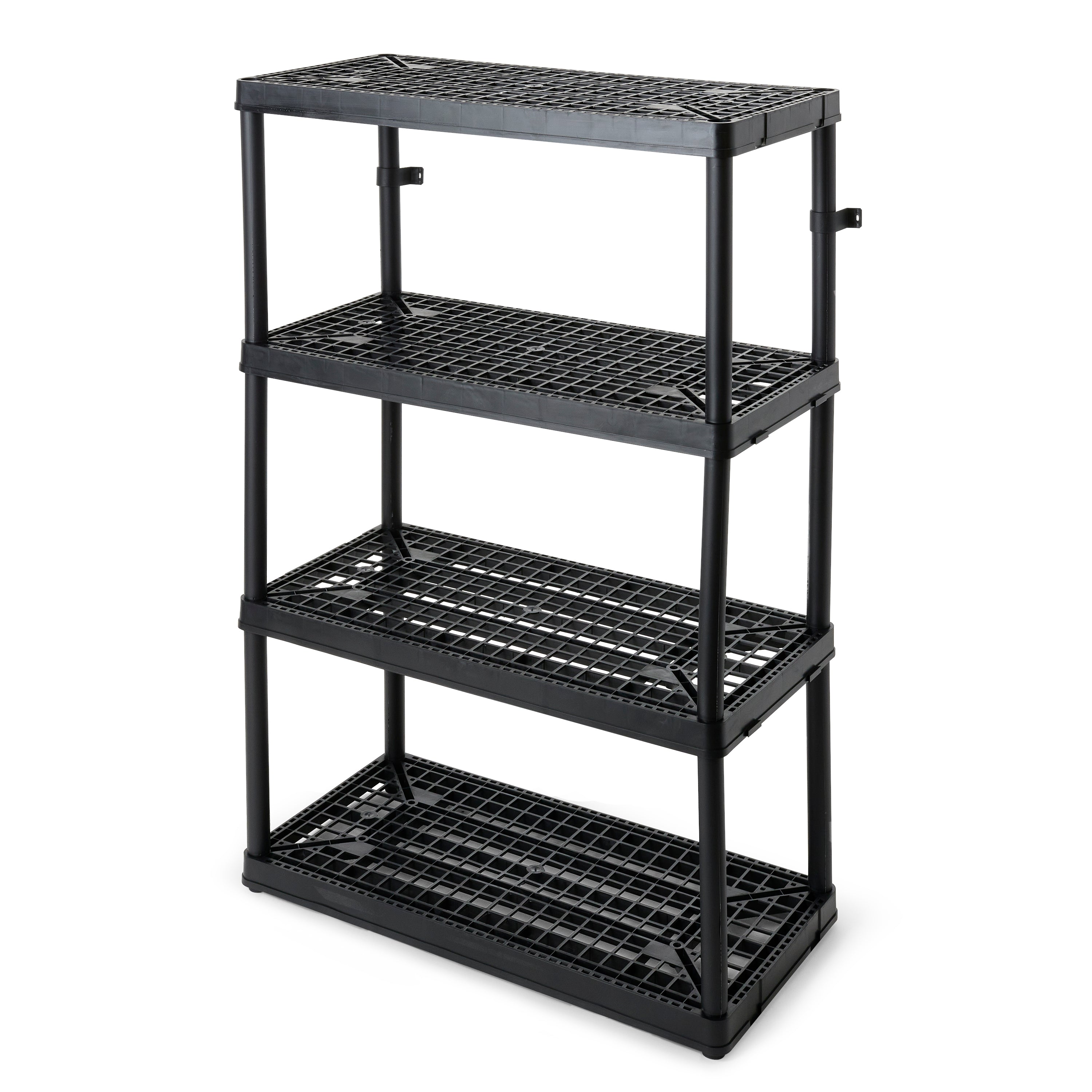 Gracious Living Heavy Duty Non Adjustable Ventilated Storage Shelving, 4 Shelf (Refurbished)