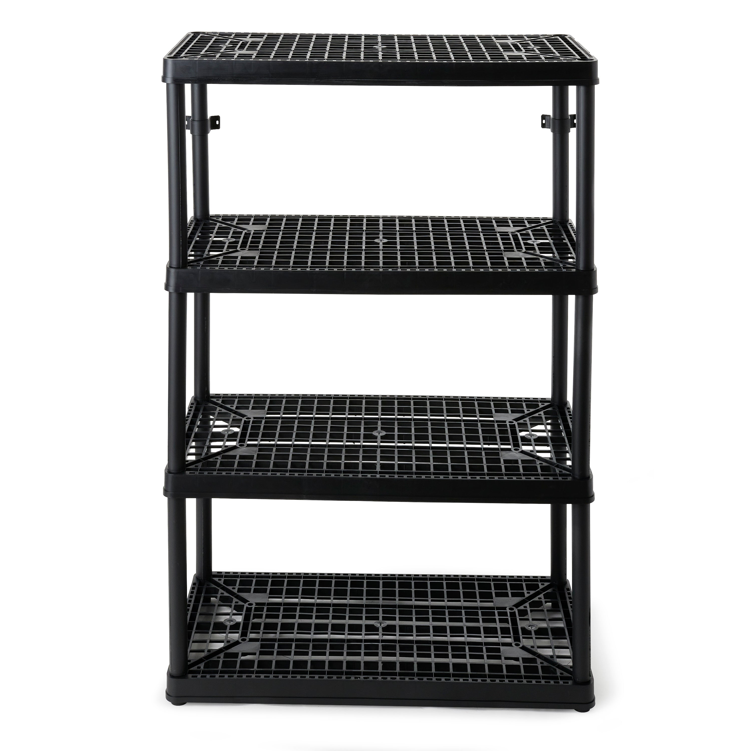 Gracious Living Heavy Duty Non Adjustable Ventilated Storage Shelving, 4 Shelf (Refurbished)