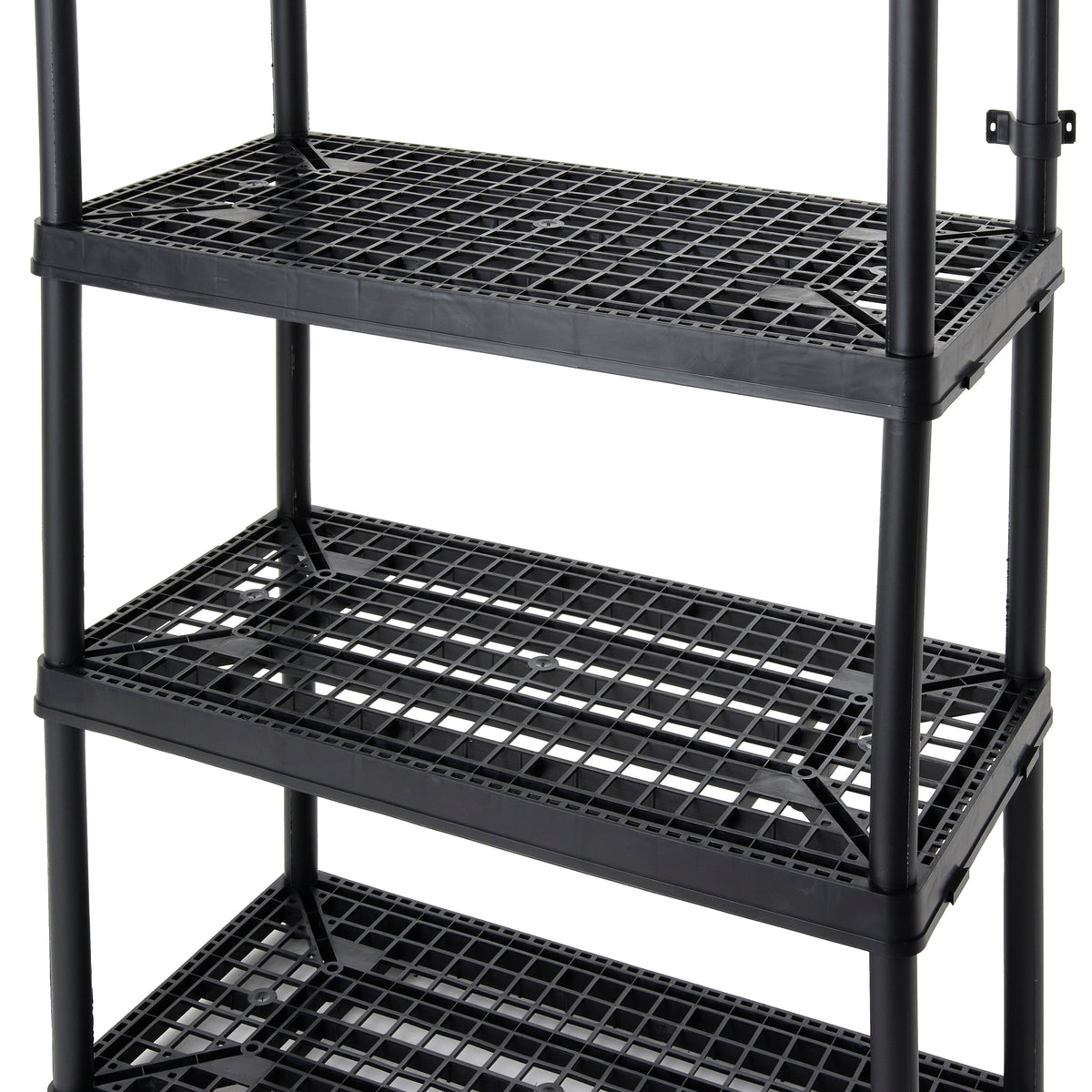 Gracious Living Heavy Duty Non Adjustable Ventilated Storage Shelving, 4 Shelf (Refurbished)