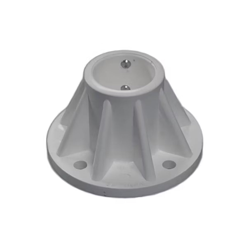 Saftron 3 Inch Surface Mount 1.9 Inch OD Pool Ladder or Rail, White (Open Box)